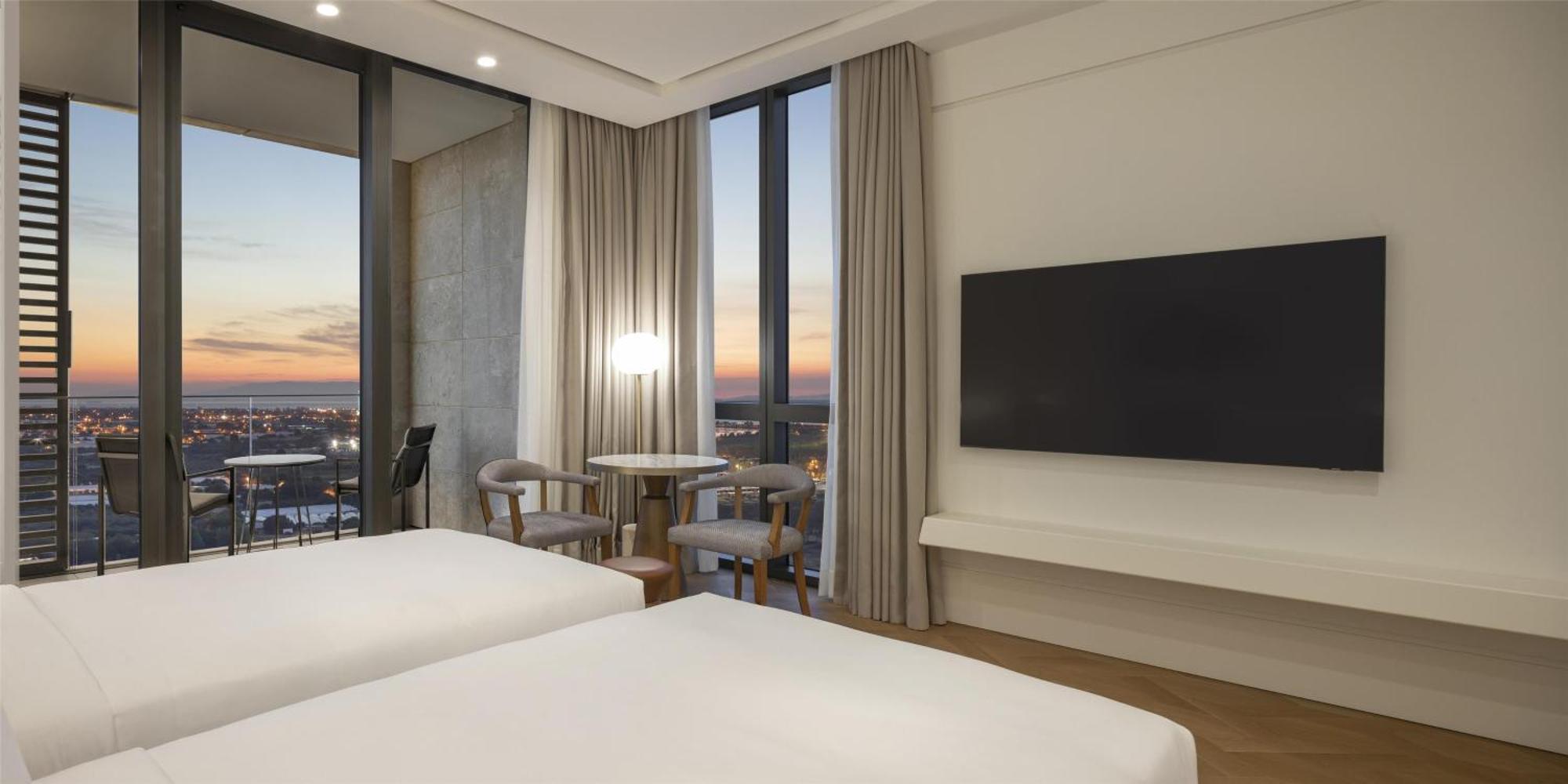 Deluxe Zweibettzimmer mit Balkon